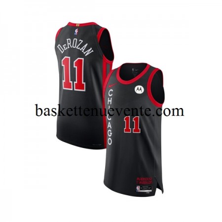 Maillot Basket Chicago Bulls DeMar DeRozan 11 Nike 2023-2024 City Edition Noir Swingman - Homme
